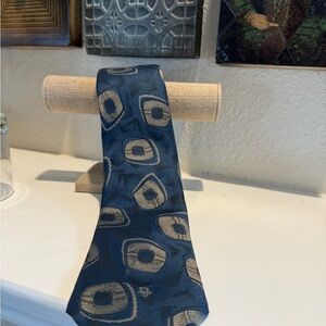 Christian Dior Vintage Blue ‎ Men’s Tie NWT